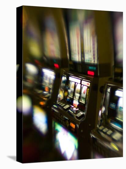 Slot Machines, Luxor Casino, Las Vegas, Nevada, USA-Walter Bibikow-Premier Image Canvas