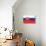 Slovakia Country Flag - Letterpress-Lantern Press-Stretched Canvas displayed on a wall