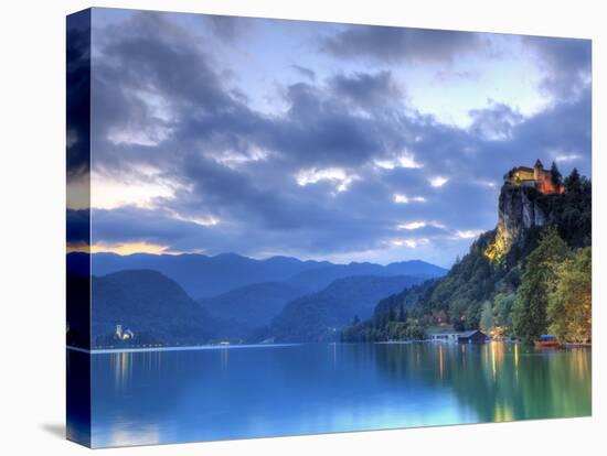 Slovenia, Bled, Lake Bled and Castle-Michele Falzone-Premier Image Canvas