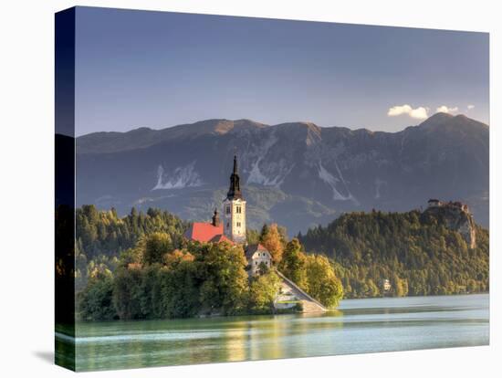 Slovenia, Bled, Lake Bled and Julian Alps-Michele Falzone-Premier Image Canvas