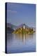 Slovenia, Julian Alps, Upper Carniola, Lake Bled. Island with Church on Lake Bled.-Ken Scicluna-Premier Image Canvas