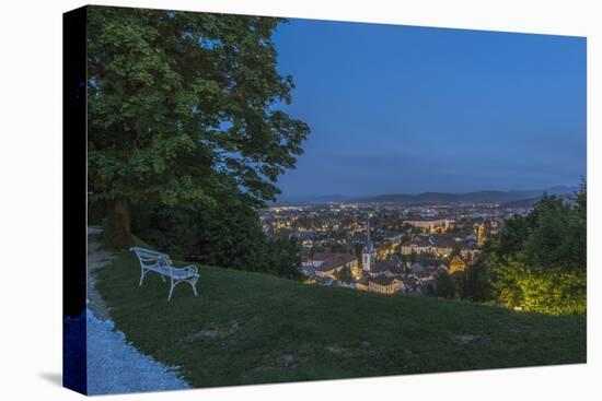 Slovenia, Ljubljana, Old Town at Dawn-Rob Tilley-Premier Image Canvas