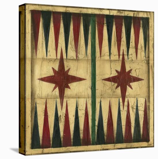 Small Antique Backgammon-Ethan Harper-Stretched Canvas