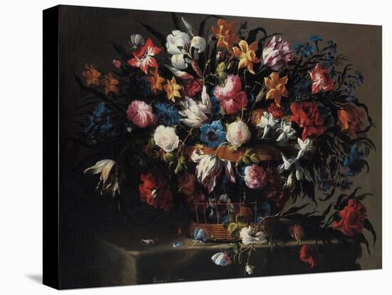 Small Basket of Flowers, 1671-Juan de Arellano-Premier Image Canvas