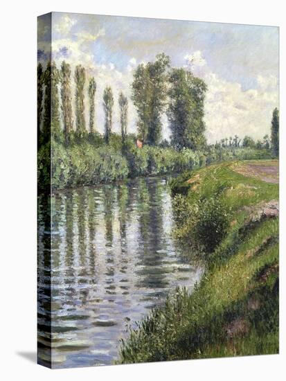 Small Branch of the Seine at Argenteuil-Gustave Caillebotte-Premier Image Canvas