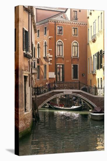 Small Bridge over a Side Canal in Venice, Italy-David Noyes-Premier Image Canvas