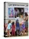 Small Children at Ice Cream Van-David Wall-Premier Image Canvas