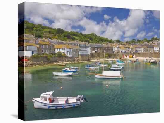 Small Fishing Boats in the Enclosed Harbour at Mousehole, Cornwall, England, United Kingdom, Europe-Neale Clark-Premier Image Canvas