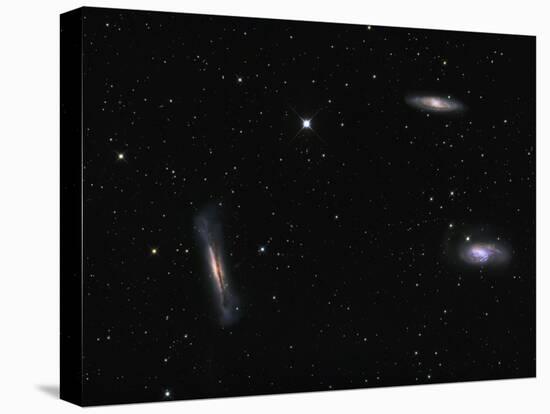 Small Group of Galaxies known as the Leo Triplet-Stocktrek Images-Premier Image Canvas