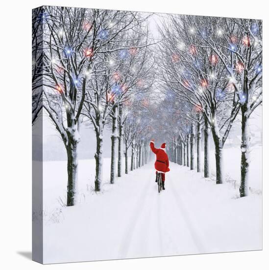 Small-Leaved Lime Trees in Snow-Ake Lindau-Premier Image Canvas