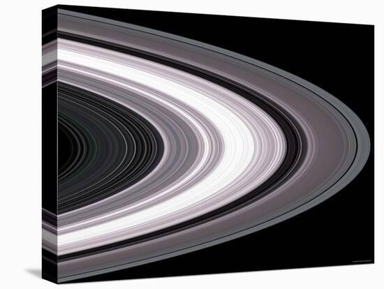 Small Particles in Saturn'S Rings-Stocktrek Images-Premier Image Canvas