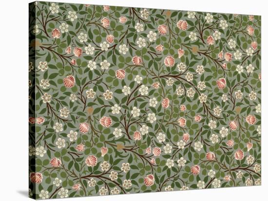 Small Pink and White Flower Wallpaper Design-William Morris-Premier Image Canvas