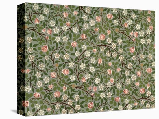 Small Pink and White Flower Wallpaper Design-William Morris-Premier Image Canvas