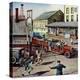 "Small Town Fire Company," May 14, 1949-Stevan Dohanos-Premier Image Canvas