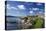 Smeaton's Tower on The Hoe overlooks The Sound, Plymouth, Devon, England, United Kingdom, Europe-Rob Cousins-Premier Image Canvas