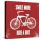 Smile More Ride a Bike-Evangeline Taylor-Stretched Canvas
