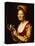 Smiling Girl, a Courtesan, Holding an Obscene Image, 1625-Gerrit van Honthorst-Premier Image Canvas