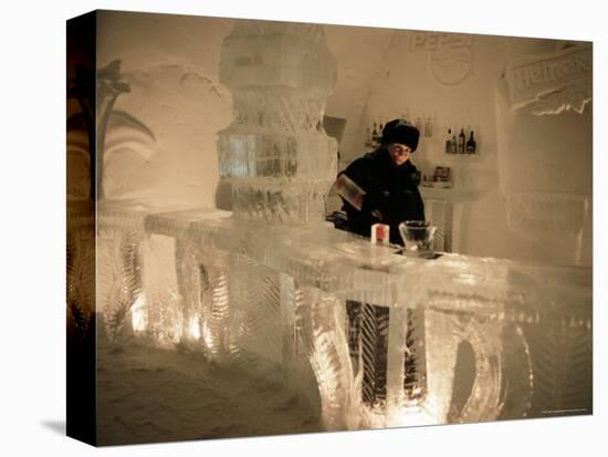 Smirnoff Ice Bar, Ice Hotel, Quebec, Quebec, Canada-Alison Wright-Premier Image Canvas