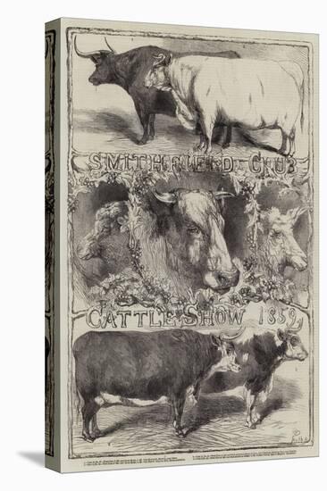 Smithfield Club Cattle Show, 1859-Harrison William Weir-Premier Image Canvas