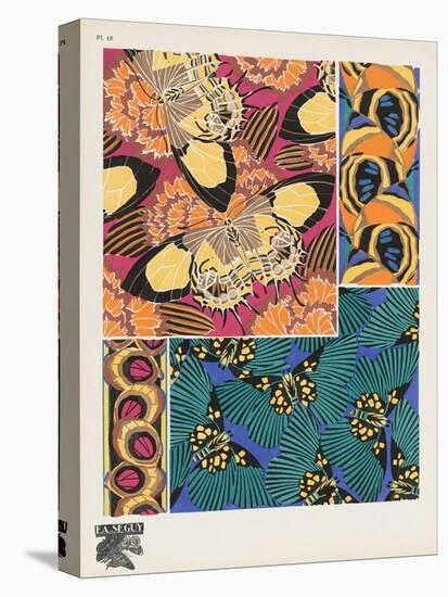 Smithsonian Libraries: Papillons (Butterflies) by E. A. Séguy-null-Stretched Canvas