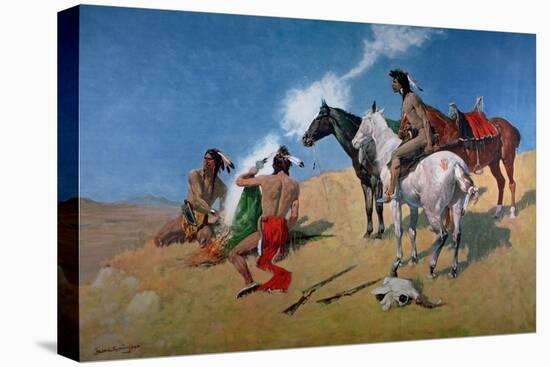 Smoke Signals-Frederic Sackrider Remington-Premier Image Canvas