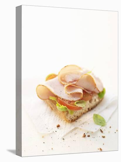 Smoked Chicken Breast on Baguette-Marc O^ Finley-Premier Image Canvas