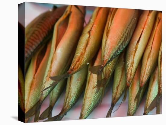 Smoked Mackerel, Bergen's Fish Market, Norway-Russell Young-Premier Image Canvas