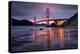 Smokey Golden Gate from Marshall Beach, Morning Light, San Francisco-Vincent James-Premier Image Canvas