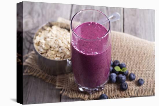 Smoothie with Blueberries and Oatmeal-Elena Veselova-Premier Image Canvas