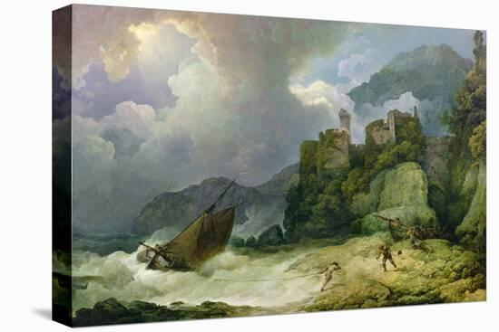 Smugglers Landing in a Storm, 1791-Philip James De Loutherbourg-Premier Image Canvas