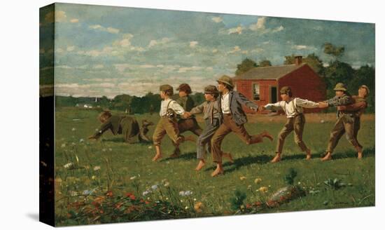 Snap the Whip, 1872-Winslow Homer-Stretched Canvas