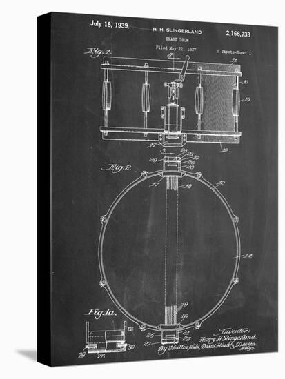 Snare Drum Instrument Patent-null-Stretched Canvas