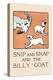 Snip And Snap And the Billy Goat-Julia Dyar Hardy-Stretched Canvas