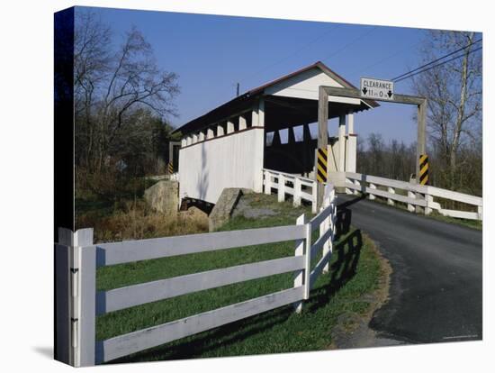 Snooks Covered Bridge, Bedford County, Pennsylvania, USA-null-Premier Image Canvas