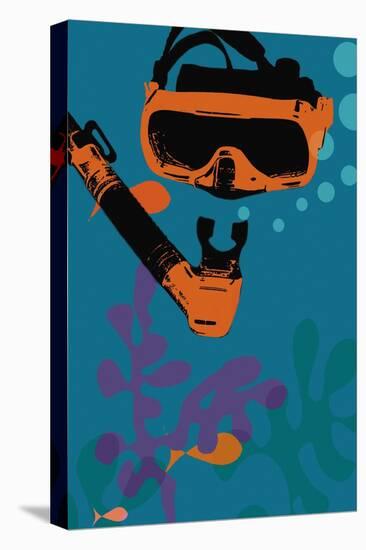 Snorkeling illustration-null-Premier Image Canvas