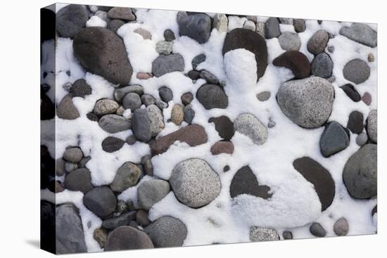 Snow and Rocks, Mt Rainier National Park, Washington, USA-Art Wolfe-Premier Image Canvas