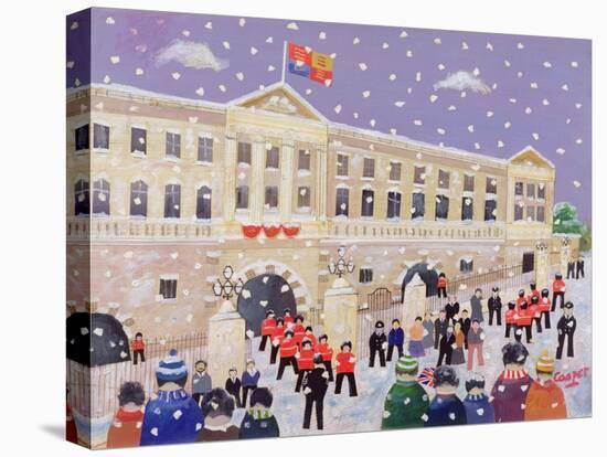 Snow at Buckingham Palace-William Cooper-Premier Image Canvas