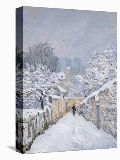Snow at Louveciennes, 1878-Alfred Sisley-Premier Image Canvas