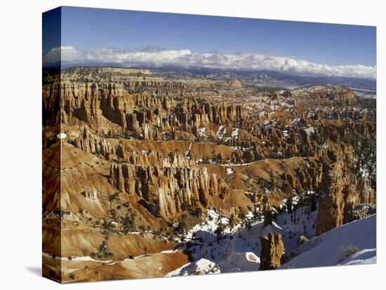 Snow at Sunset Point in Bryce Canyon National Park-Danny Lehman-Premier Image Canvas