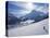 Snow-Boarder on Piste at Lech Near St. Anton Am Arlberg in Winter Snow, Austrian Alps-null-Premier Image Canvas