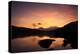 Snow-Capped Snowdon Mountain Range Viewed at Sunset over Llynnau Mymbyr-Ian Egner-Premier Image Canvas