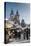 Snow-Covered Christmas Market and Tyn Church, Old Town Square, Prague, Czech Republic, Europe-Richard Nebesky-Premier Image Canvas