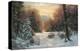 Snow Covered Morning-Egidio Antonaccio-Stretched Canvas