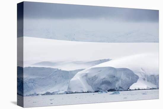 Snow Covered Mountains and Glaciers in Dallmann Bay, Antarctica, Polar Regions-Michael Nolan-Premier Image Canvas