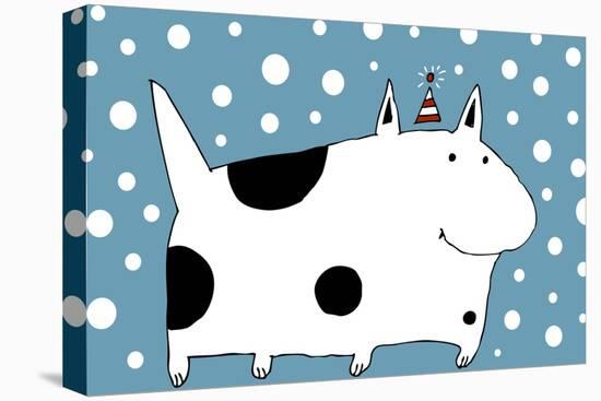 Snow Dog-Carla Martell-Premier Image Canvas