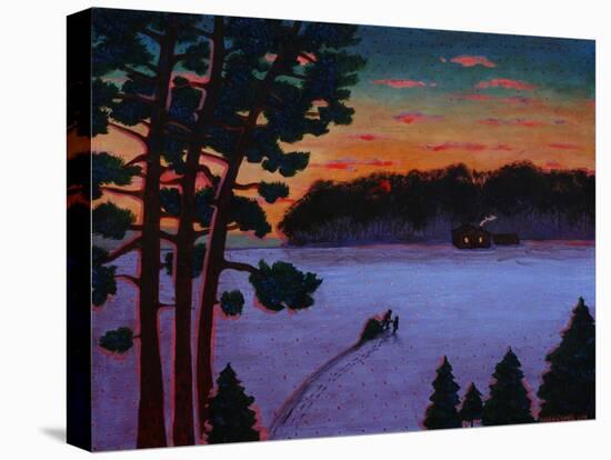 Snow Field-John Newcomb-Premier Image Canvas