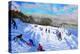 Snow Flurries, Allestree Park, Derby-Andrew Macara-Premier Image Canvas