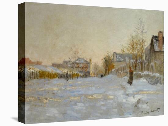 Snow in Argenteuil, 1875-Claude Monet-Premier Image Canvas