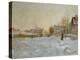 Snow in Argenteuil, 1875-Claude Monet-Premier Image Canvas