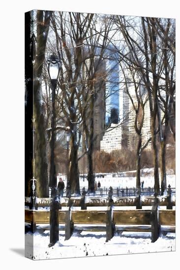 Snow in Central Park IV-Philippe Hugonnard-Premier Image Canvas